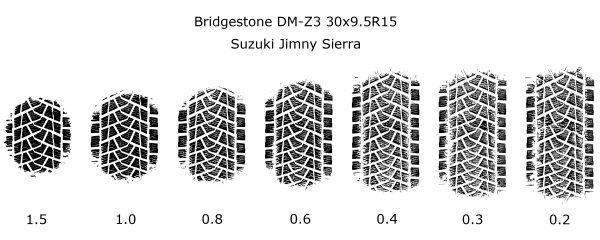 Отпечаток протектора Maxxis Trepador