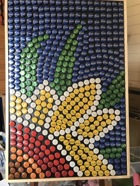 Фигурки из крышек