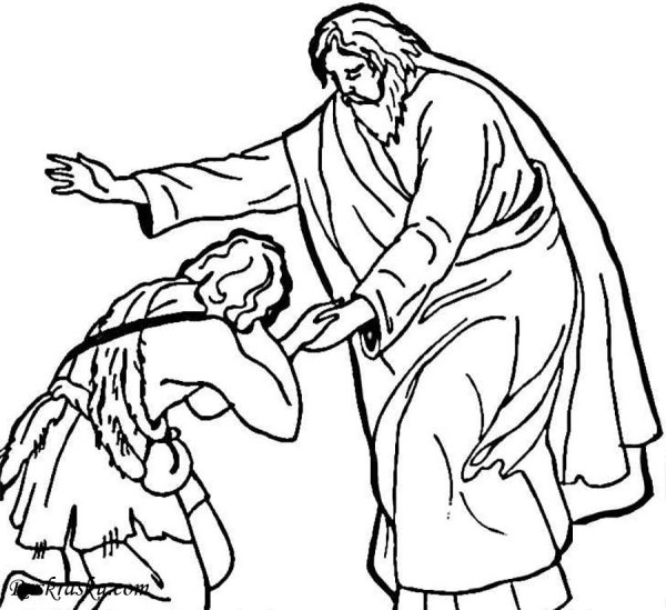 Возвращение блудного сына рисунок