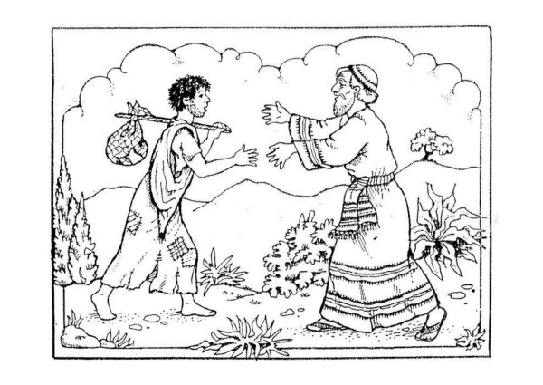 Притча о блудном сыне рисунок