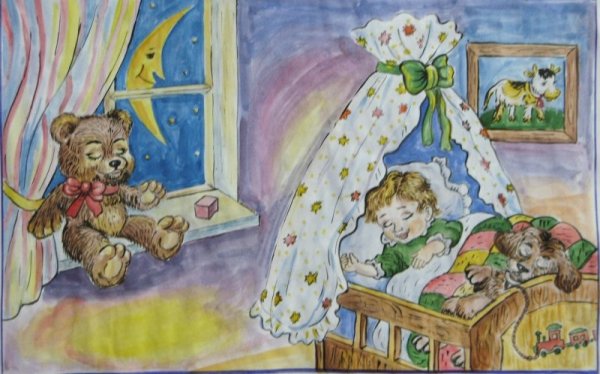 Рисунок к колыбельной песенке