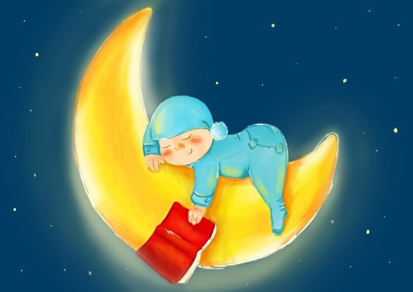 Малыш на Луне