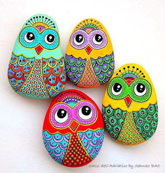 Рисование на камнях