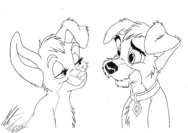 Леди и Бродяга 2 шалун и Энджел