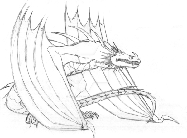 Дракон Шторморез раскраска