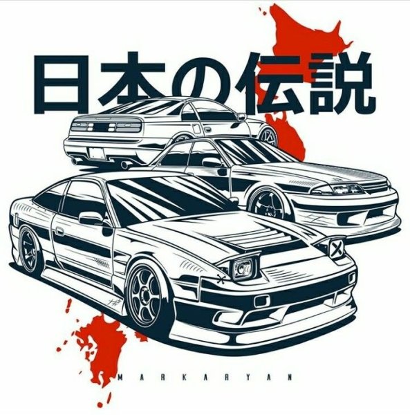 Японские авто плакаты
