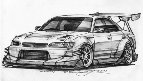 Toyota Mark 2 90 Rocket Bunny