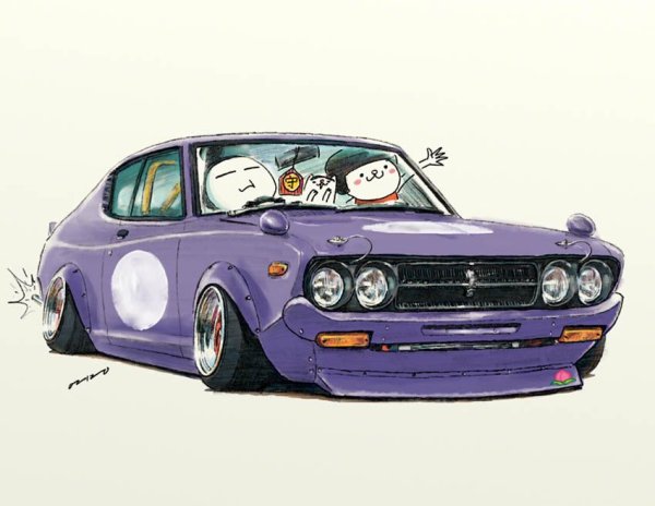 Японские машины арт