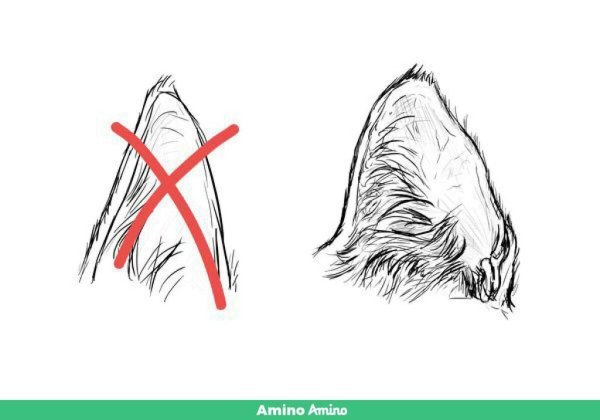 Рисование кошачьих ушей