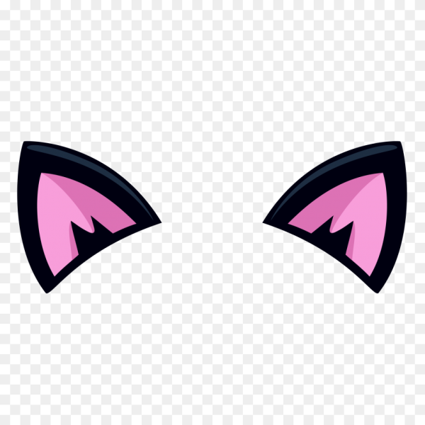 Ушки кошки вектор