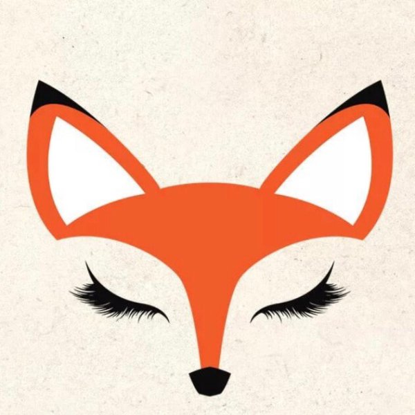 Мордочка лисички рисунок