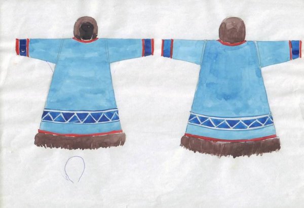 Украшение малицы