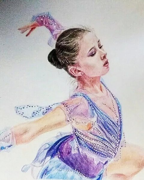 Камилла Валиева фигурное катание рисунки