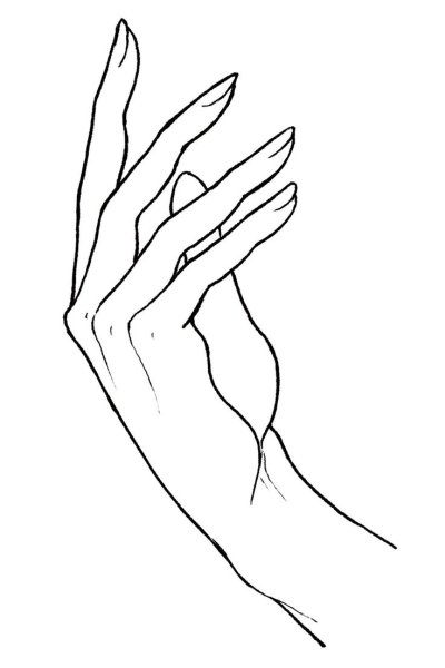 Рука контур