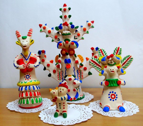 Глиняные игрушки Хлуднево