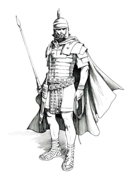 Древний Рим одежда Войнов