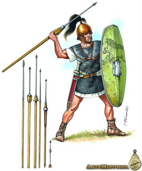 Римский легионер рисунок