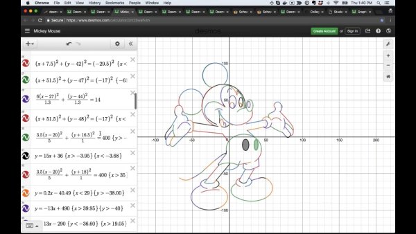 Десмос рисование