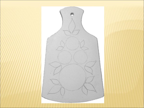 Разделочная доска Городецкая роспись 1кл