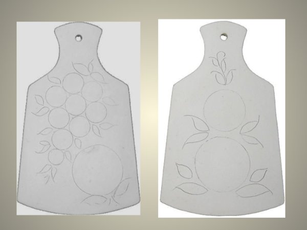 Досточка кухонная раскраска Городецкая роспись