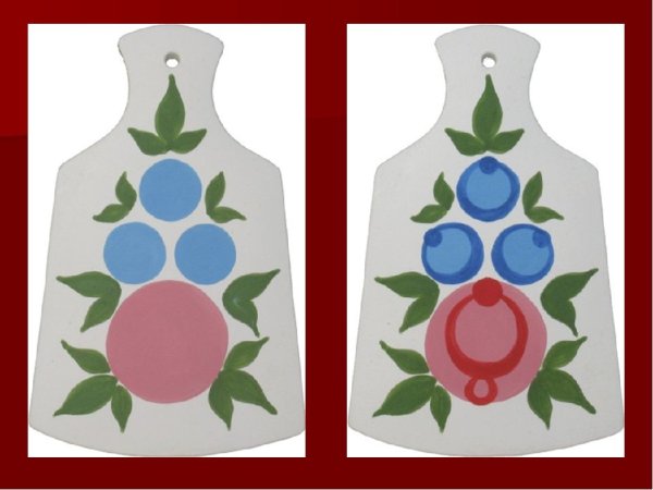 Городецкая роспись доска разделочная