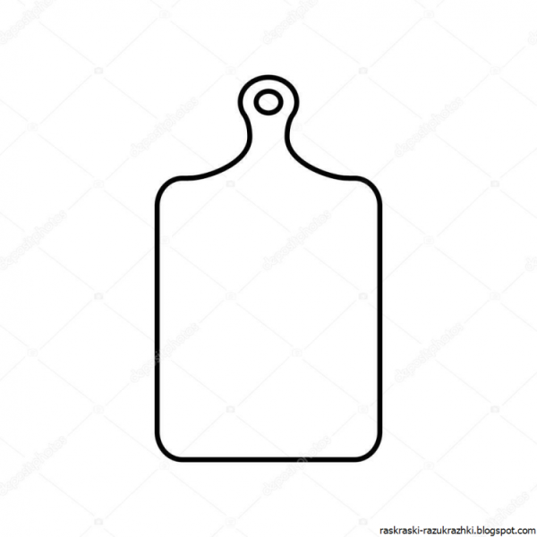 Силуэт разделочной доски