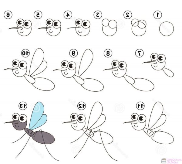 Комар эскиз