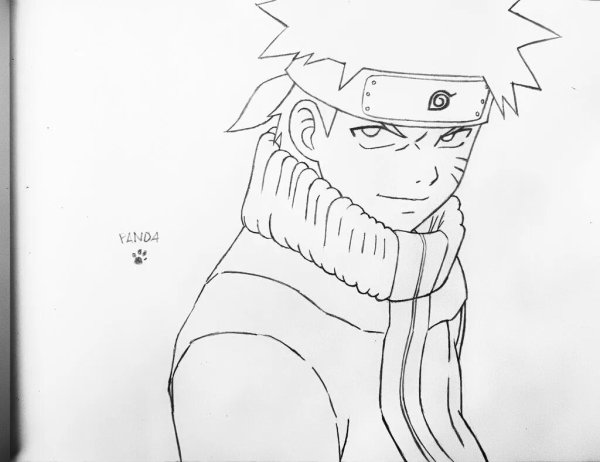 Рисунки для срисовки Наруто