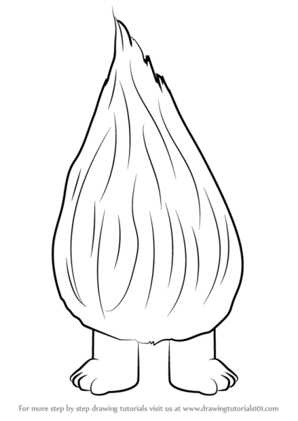 Тролли из холодного сердца раскраска