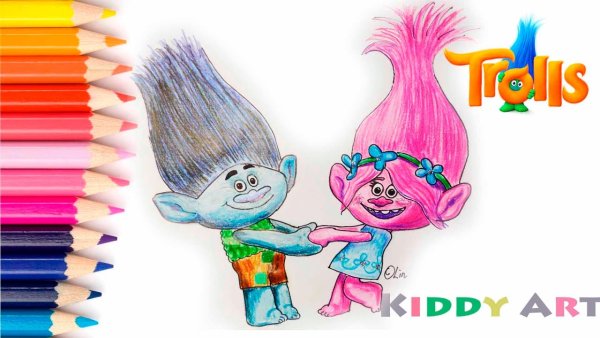 Тролль карандашом
