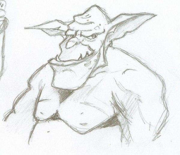 Поэтапное рисование Тролли