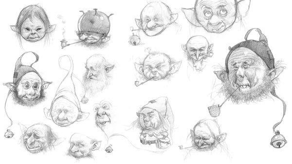 Поэтапное рисование Тролли