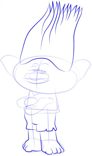 Тролль Цветан гуашью