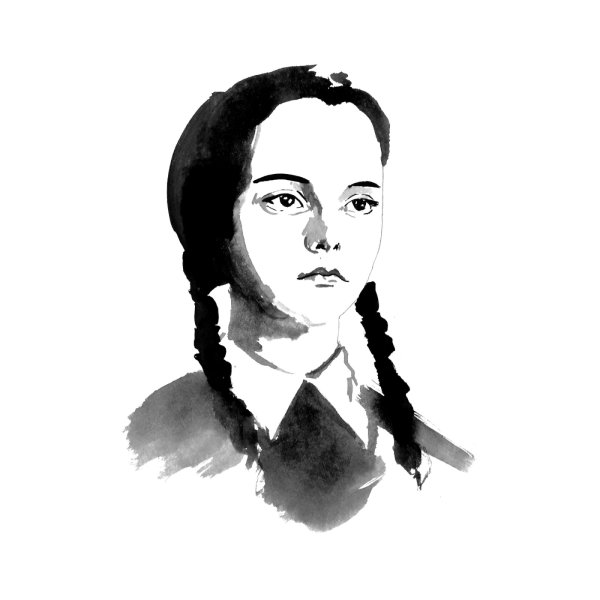 Уэнздей Аддамс арт