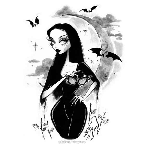 Уэнздей Аддамс аниме