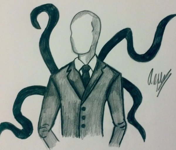 Слендер сбоку