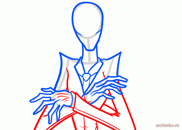 Слендермен карандашом