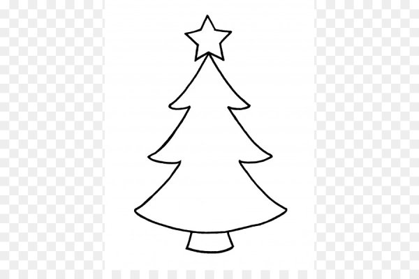 Елка карандашом