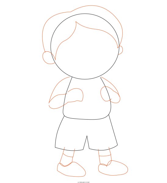 Рисунок для школьников поэтапно