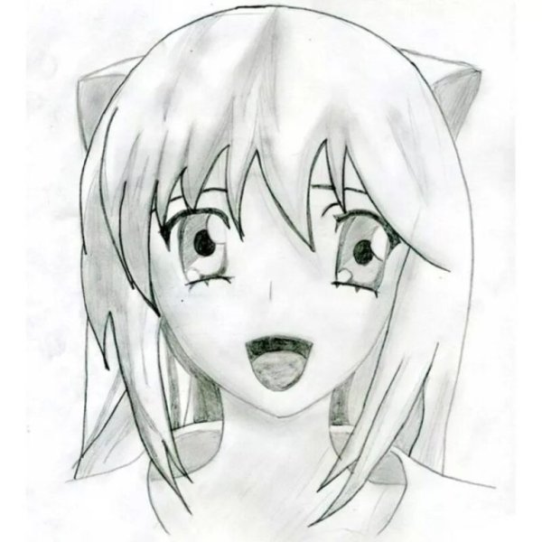 Аниме рисунки карандашом