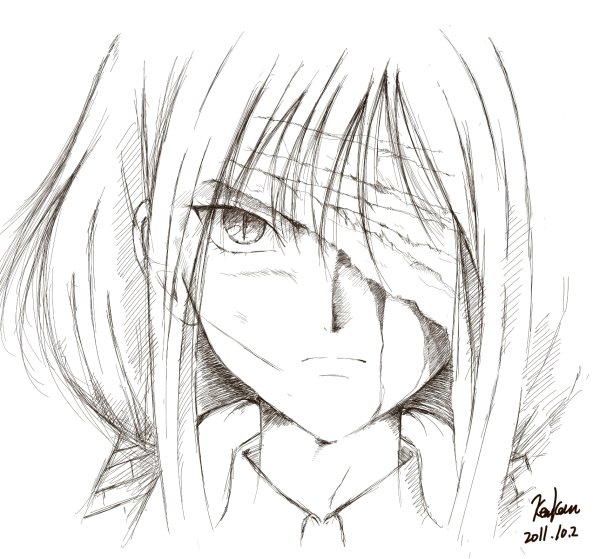 Аниме карандашом