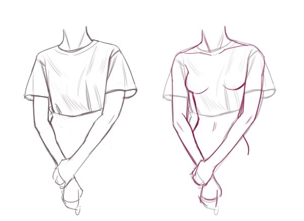 Силуэты одежды для дошкольников