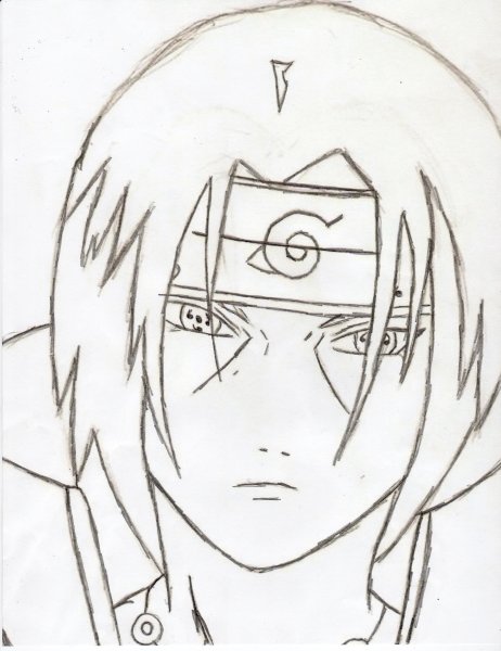 Итачи для срисовки