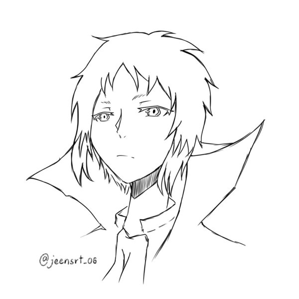 Акутагава Рюноскэ раскраска