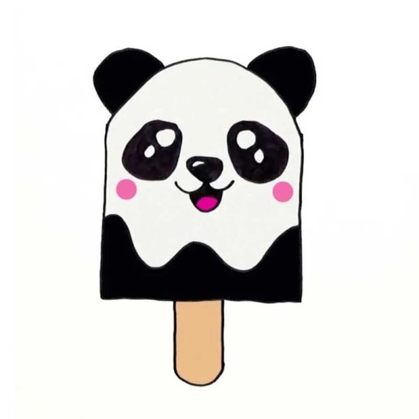 Рисунки для срисовки пандочки