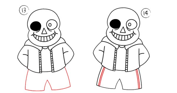 Инк Санс для срисовки