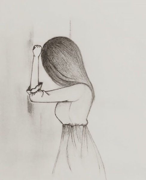 Рисунки карандашом грустные