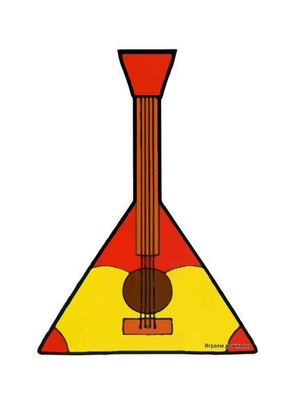 Балалайка рисунок