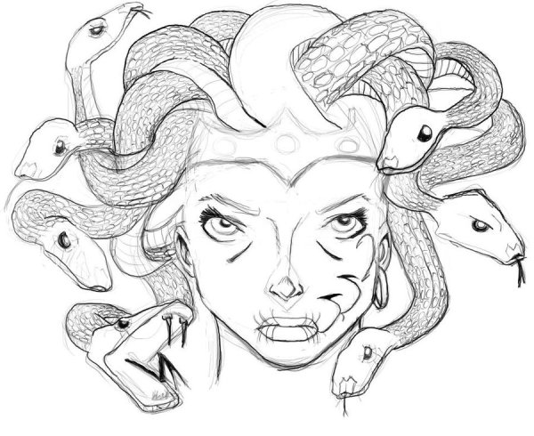 Подвиги Геракла медуза Горгона