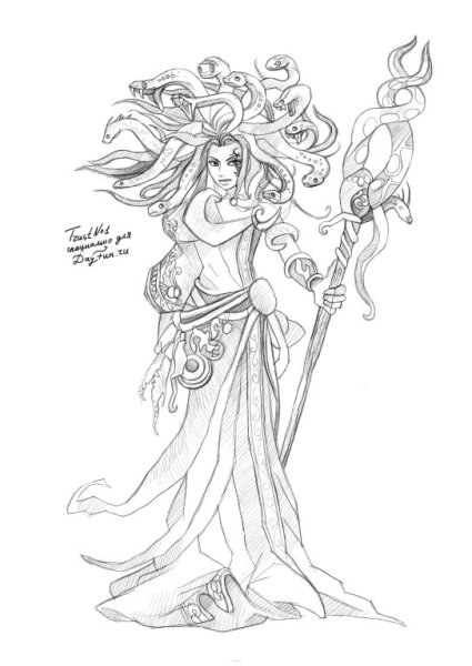 Медуза Горгона мифология для детей